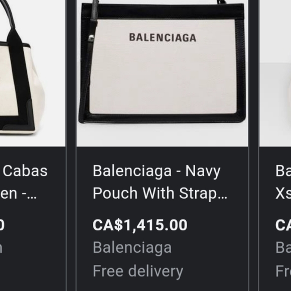 Balenciaga Canvas Crossbody bag - Picture 8 of 13